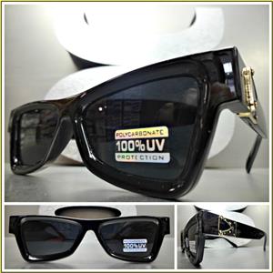 LUXE Retro Cat Eye Style Sunglasses- Black / Dark Lens