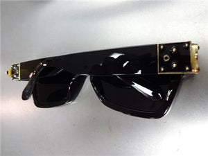 LUXE Retro Cat Eye Style Sunglasses- Black / Dark Lens