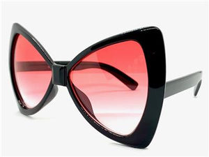 Oversized Bow Style Sunglasses- Pink