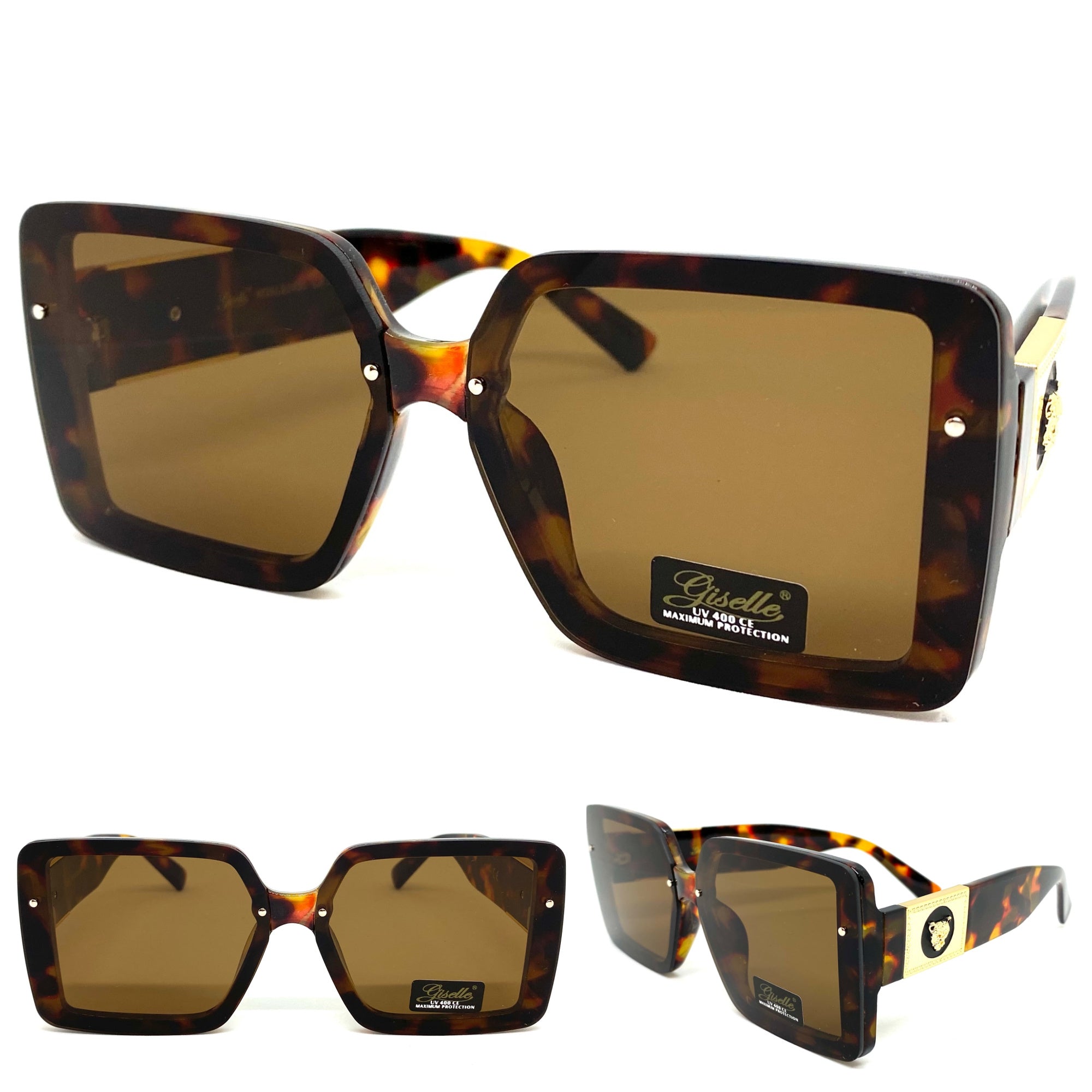 Modern Fashion Rectangular UV 400 Protection Sunglasses for