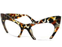 Women's Classic Modern RETRO Cat Eye Style Clear Lens EYE GLASSES Leopard Frame 1586