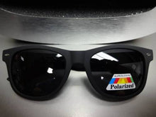 Retro Matte POLARIZED Sunglasses- Black
