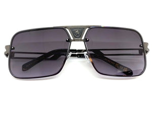 Classic Modern Retro Hip Hop Style SUNGLASSES Gunmetal Frame 21043