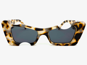 Classic Vintage Retro Cat Eye Style SUNGLASSES Leopard Frame 80358