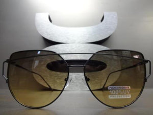 Trendy Cat Eye Sunglasses- Matte Black Frame/ Smoke Lens