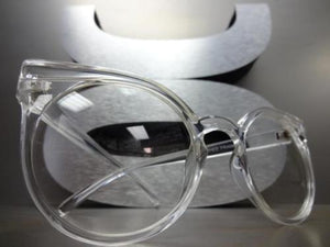 Transparent Clear Lens Cat Eye Glasses