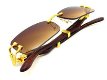 Men's Classy Elegant Luxury Retro Hip Hop Style SUNGLASSES Gold Frame E0925