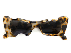 Classic Vintage Retro Cat Eye Style SUNGLASSES Leopard Frame 80358