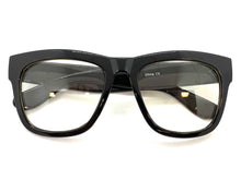 Exaggerated Classic Vintage Retro Style Clear Lens EYEGLASSES Thick Black Frame 7763