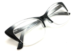 Classy Elegant RETRO Cat Eye Style READING GLASSES READERS Lens Strength +2.00