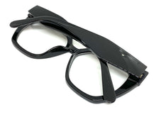 Oversized Exaggerated Retro Cat Eye Style Clear Lens EYEGLASSES Thick Black Frame 81100