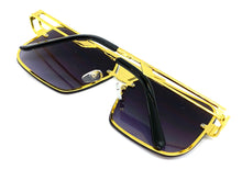 Classic Modern Retro Hip Hop Style SUNGLASSES Gold Frame 21043