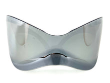 Oversized Exaggerated Modern Retro Face Shield Visor SUNGLASSES Huge Mirror Frame & Lens 8446