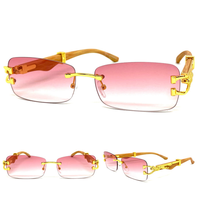 Men's Classy Elegant Luxury Retro Hip Hop Style SUNGLASSES Gold Frame E0925
