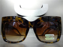 Thick Cat Eye Frame Sunglasses- Tortoise