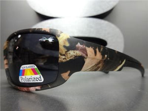Matte Printed Sporty POLARIZED Sunglasses- Camouflage