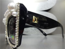 Vintage Pearl & Crystal Sunglasses