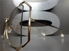 Vintage Butterfly Clear Lens Glasses- Rose Gold