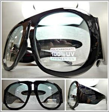 Thick Frame Retro Sunglasses- Black/ Green Ombre Lens