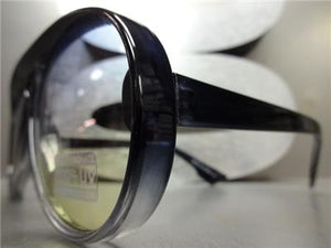 Retro Aviator Sunglasses- Blue Ombre
