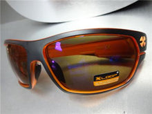 X-LOOP Sporty Style Sunglasses- Black & Orange
