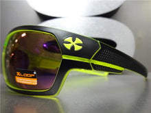 X-LOOP Sporty Style Sunglasses- Black & Neon
