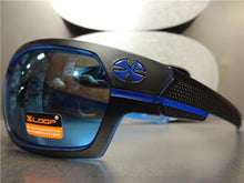 X-LOOP Sporty Style Sunglasses- Black & Blue