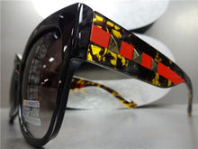 Studded Cat Eye Sunglasses- Black & Tortoise