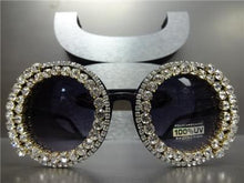 Sparkly Round Rhinestone Sunglasses