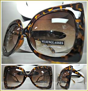 Metal Detail Cat Eye Sunglasses- Tortoise