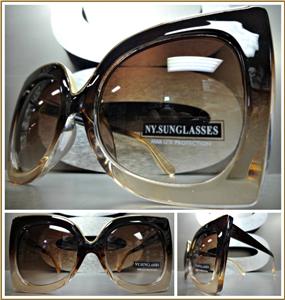 Metal Detail Cat Eye Sunglasses- Brown Ombre