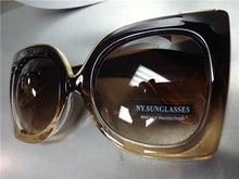 Metal Detail Cat Eye Sunglasses- Brown Ombre