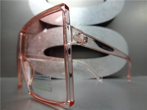 Square Shield Style Sunglasses- Pink