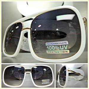 Old School Style Sunglasses- White