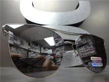 Trendy Semi-Rimless Cat Eye Sunglasses- 4 Color Options