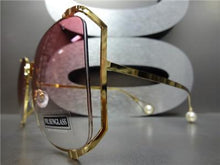 Vintage Butterfly Sunglasses- Pink Ombre Lens