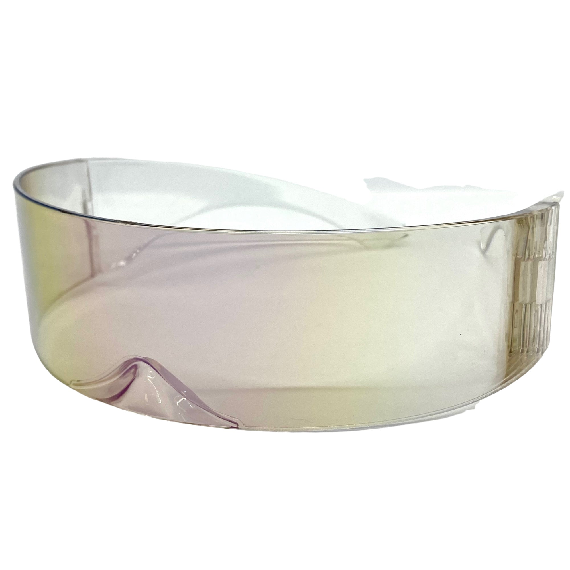 Clear iridescent outlet sunglasses