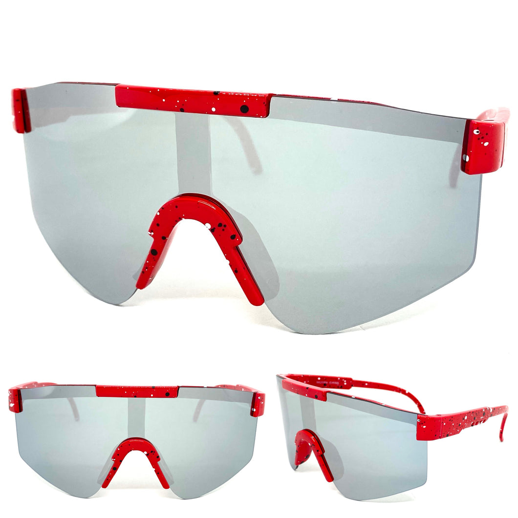 Kids Boys Retro Sporty Baseball Cycling Wrap Around Style SUNGLASSES Ages 6-12