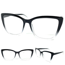 Oversized Modern RETRO Cat Eye Style READING GLASSES READERS Lens Strength +1.75