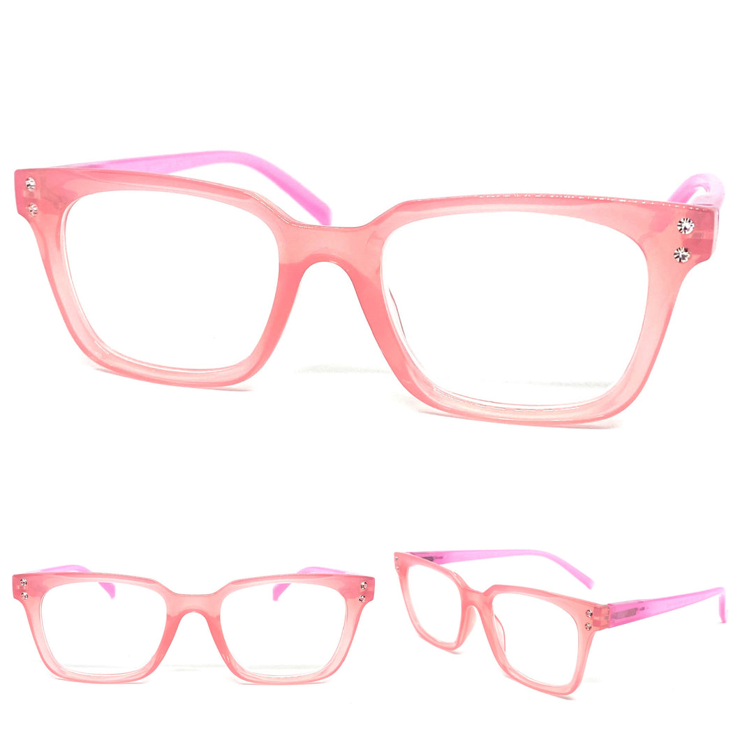 Classic Funky Modern Retro Style READING GLASSES READERS Lens Strength +2.50
