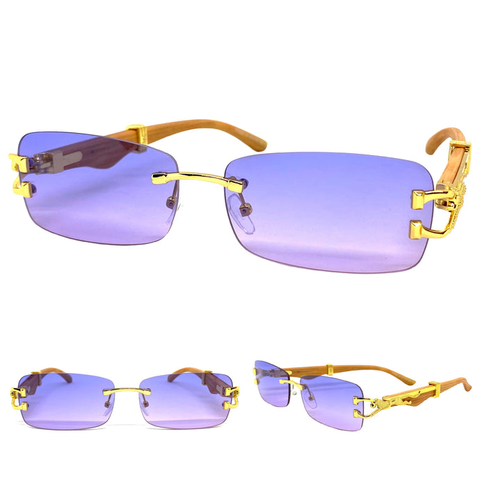 Men's Classy Elegant Luxury Retro Hip Hop Style SUNGLASSES Gold Frame E0925