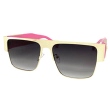 Classic Luxury Designer Hip Hop Style SUNGLASSES Gold & Pink Frame 27614