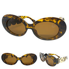 Oversized Exaggerated Retro Style SUNGLASSES Large Thick Tortoise Oval Frame 4078