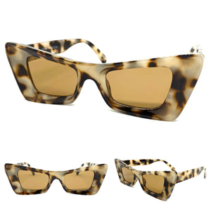 Classic Vintage Retro Cat Eye Style SUNGLASSES Tortoise Frame 80410