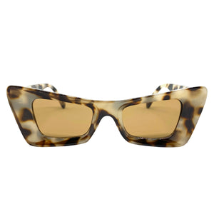 Classic Vintage Retro Cat Eye Style SUNGLASSES Tortoise Frame 80410
