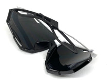 Oversized Retro Sporty Wrap Around Style SUNGLASSES Large White Frame 80379