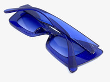 Classic Vintage Retro Cat Eye Style SUNGLASSES Blue Frame E1858