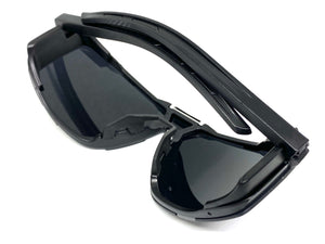 Classic Sporty Wrap Around Style SUNGLASSES Black Frame 30547