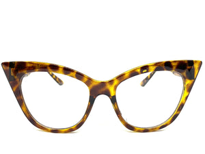Women's Classic Vintage RETRO Cat Eye Style Clear Lens EYE GLASSES Leopard Frame 1611