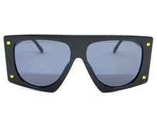 Oversized Modern Retro Style SUNGLASSES Large Black Frame 8288